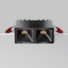 Встраиваемый светильник Maytoni Alfa LED DL043-02-10W3K-SQ-B-1 в Краснокамске - krasnokamsk.ok-mebel.com | фото 2