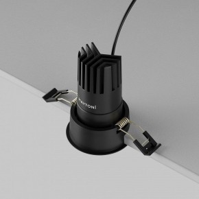 Встраиваемый светильник Maytoni Dip DL116-10W-2.7K-B в Краснокамске - krasnokamsk.ok-mebel.com | фото 6