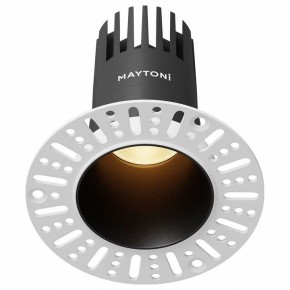 Встраиваемый светильник Maytoni Dip DL120-10W-2.7K-TRS-B в Краснокамске - krasnokamsk.ok-mebel.com | фото