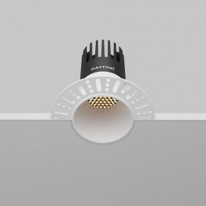 Встраиваемый светильник Maytoni Dip DL120-10W-2.7K-TRS-W в Краснокамске - krasnokamsk.ok-mebel.com | фото 8