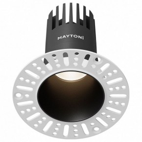 Встраиваемый светильник Maytoni Dip DL120-10W-4K-TRS-B в Краснокамске - krasnokamsk.ok-mebel.com | фото