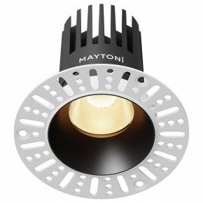 Встраиваемый светильник Maytoni Dip DL121-15W-2.7K-TRS-B в Краснокамске - krasnokamsk.ok-mebel.com | фото