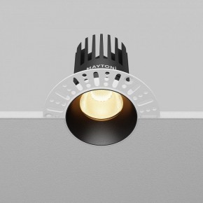 Встраиваемый светильник Maytoni Dip DL121-15W-2.7K-TRS-B в Краснокамске - krasnokamsk.ok-mebel.com | фото 5