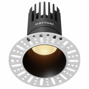Встраиваемый светильник Maytoni Dip DL122-15W-2.7K-TRS-B в Краснокамске - krasnokamsk.ok-mebel.com | фото