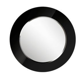 Зеркало круглое черный (РМ/02) в Краснокамске - krasnokamsk.ok-mebel.com | фото