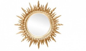 Зеркало круглое золото (1810(1) в Краснокамске - krasnokamsk.ok-mebel.com | фото